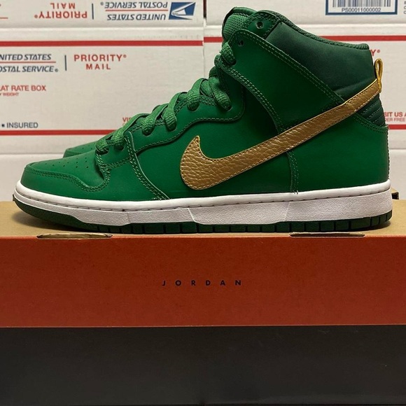 Nike Dunk High "St Patricks Day" 2013 - Picture 2 of 6